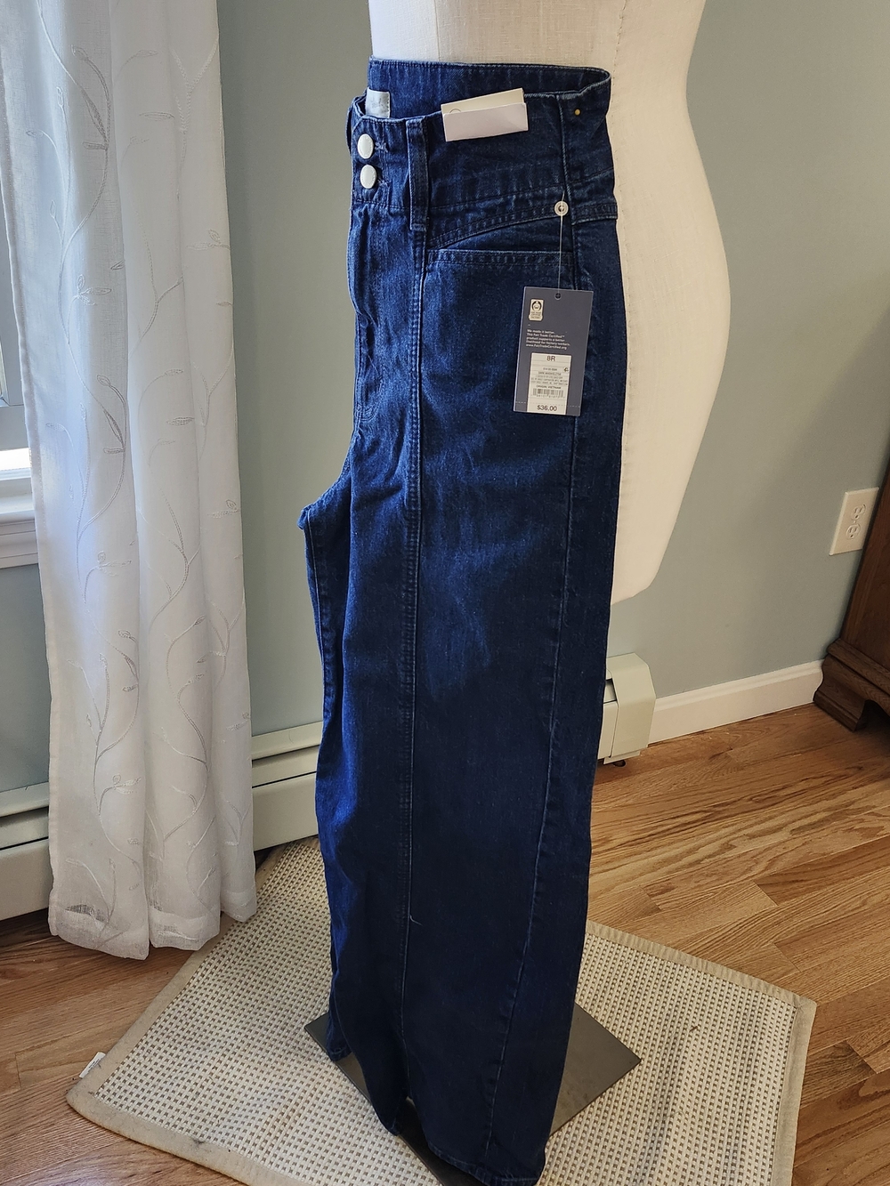 Universal Thread Indigo High-Rise Wide-Leg Jeans - Picture 2 of 16